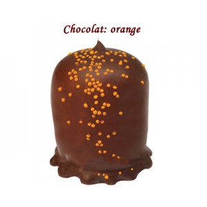 BOULE MOUSSE CHOCOLAT ORANGE REF 615