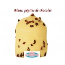 BOULE MOUSSE CHOCOLAT BLANC PEPITES DE CHOCOLAT REF 607