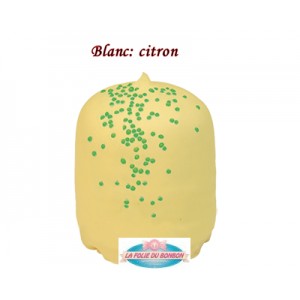 BOULE MOUSSE CHOCOLAT BLANC CITRON REF 603