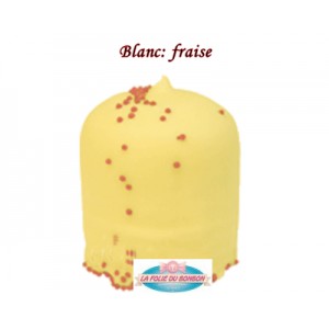 BOULE MOUSSE CHOCOLAT BLANC FRAISE REF 602