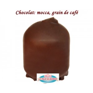 BOULE MOUSSE CHOCOLAT MOCCA , GRAIN DE CAFE REF 619